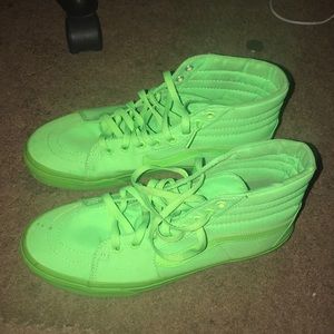 Neon green vans